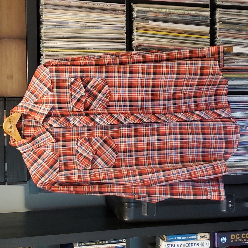 Western Style Men's Long Sleeve Shirt XL